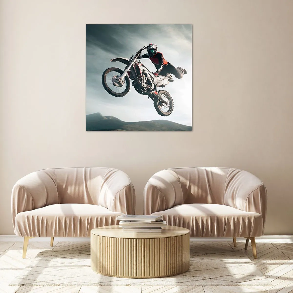 Impression sur verre - Image sur verre - Il n'y a pas de plaisir sans risque - 40x40 cm