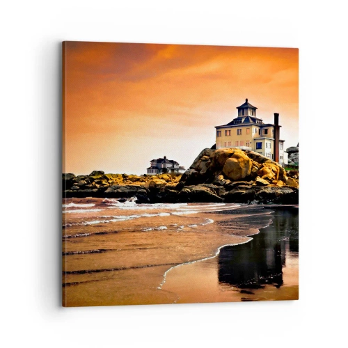 Impression sur toile - Image sur toile - L'élégance de la côte ouest - 70x70 cm