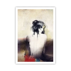 Affiche - Poster - Lignes lisses, formes ovales - 70x100 cm