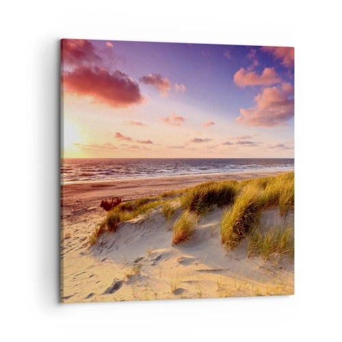 Impression sur toile - Image sur toile - L'air sent déjà l'été - 50x50 cm