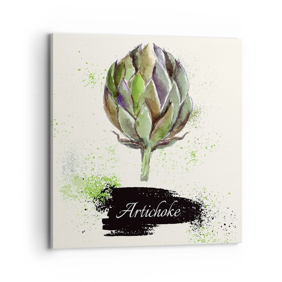 Impression sur toile - Image sur toile - Vive les légumes! - 70x70 cm