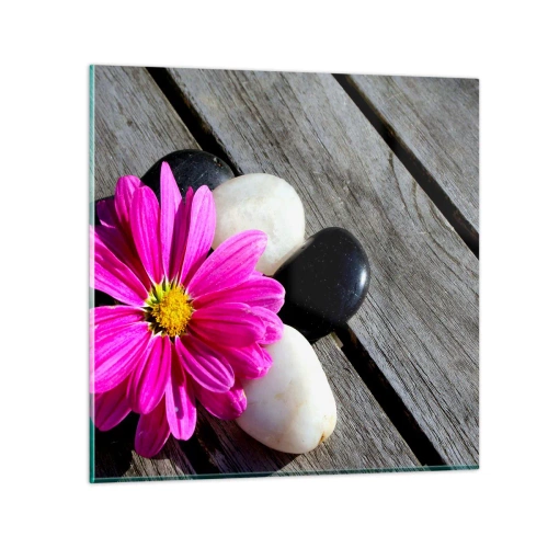 Impression sur verre - Image sur verre - Repos sur la jetée - 60x60 cm