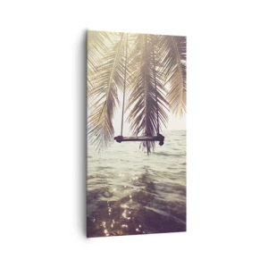 Impression sur toile - Image sur toile - Vous pouvez vous balancer dans les nuages ​​à volonté - 65x120 cm