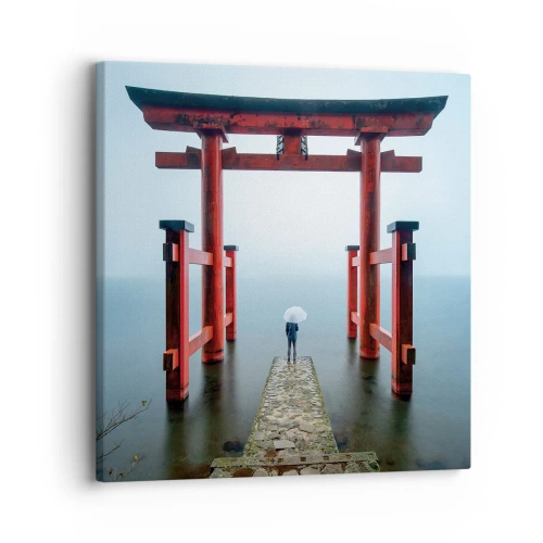 Impression sur toile - Image sur toile - Rêverie japonnaise - 30x30 cm