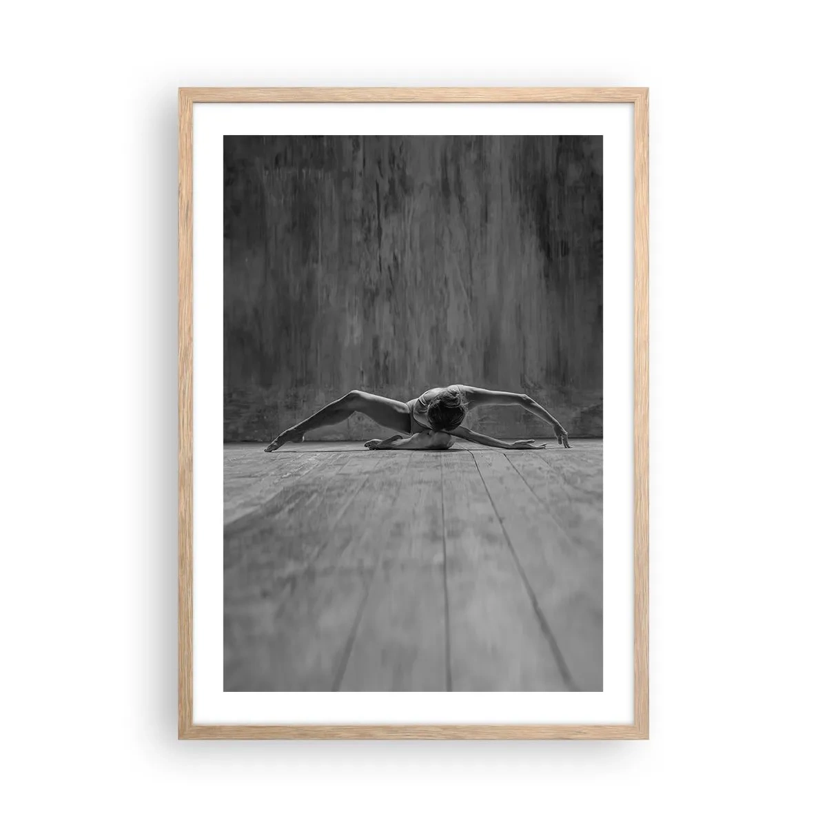 Affiche dans un chêne clair - Poster - Symétrie trouvée - 50x70 cm