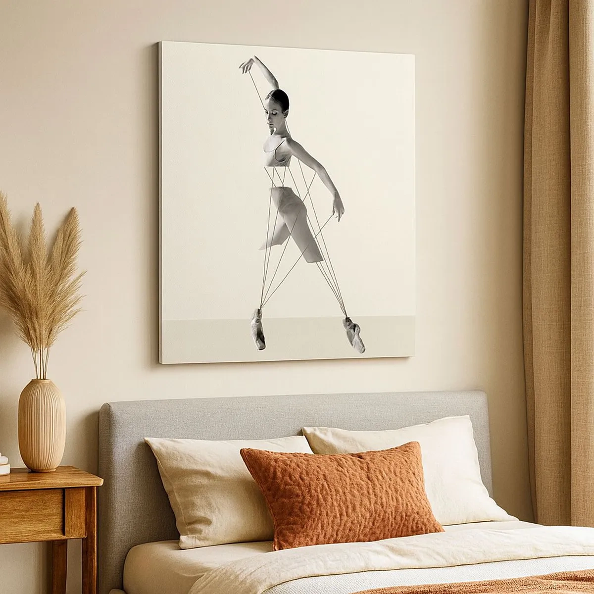 Impression sur toile - Image sur toile - Dans le théatre de la vie - 30x30 cm