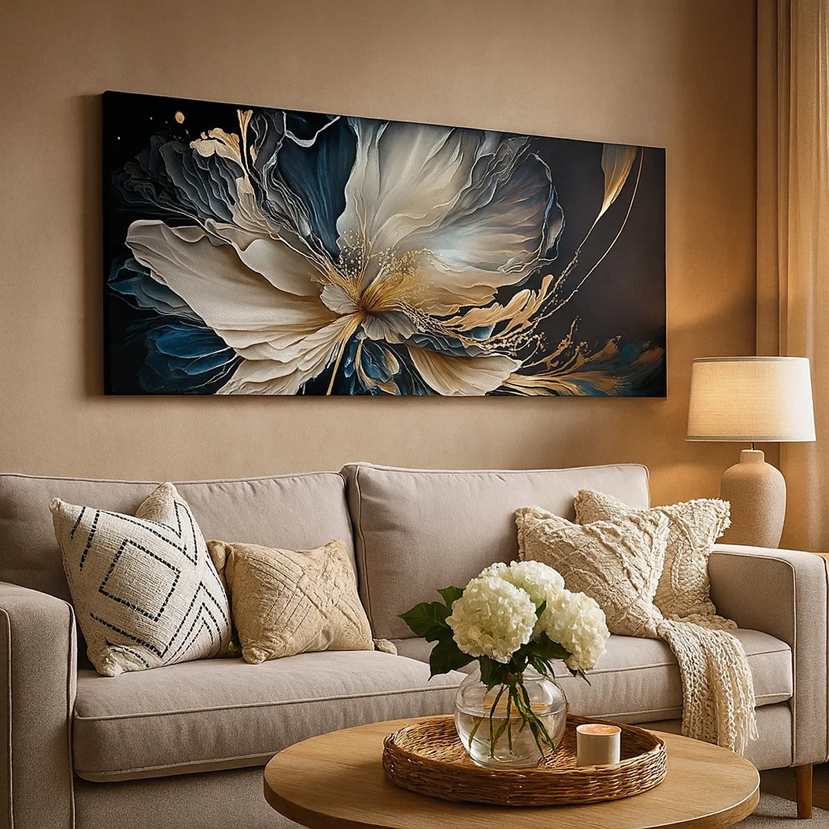 Impression sur toile - Image sur toile - Fleur de fougère de conte de fées - 30x30 cm