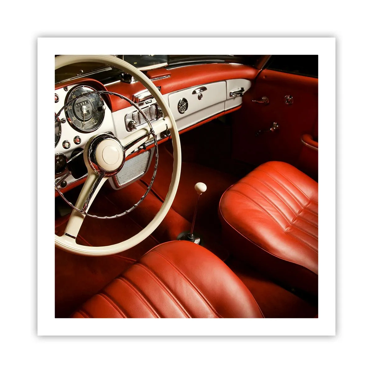 Affiche - Poster - Luxe de style vintage - 60x60 cm