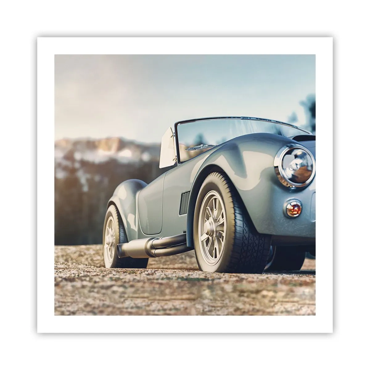 Affiche - Poster - Ce qui compte c'est le style - 60x60 cm