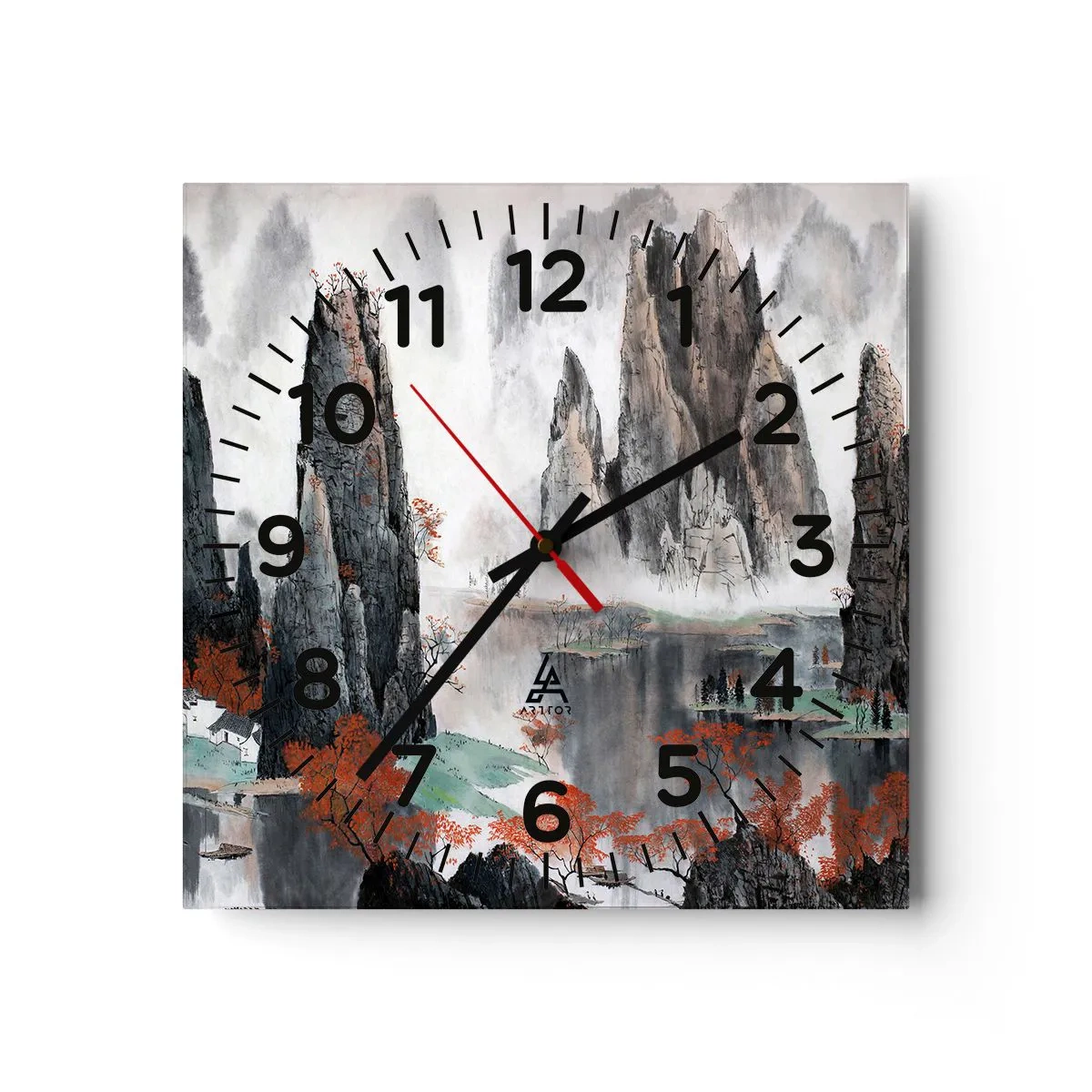 Horloge murale - Pendule murale - De puissants gardiens - 40x40 cm