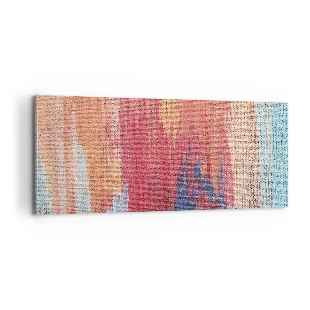 Impression sur toile - Image sur toile - Ecoulement de l'arc-en ciel - 100x40 cm