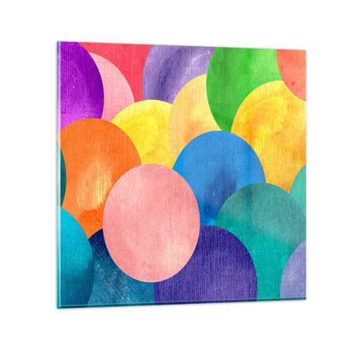 Impression sur verre - Image sur verre - La plénitude primitive de la vie - 40x40 cm