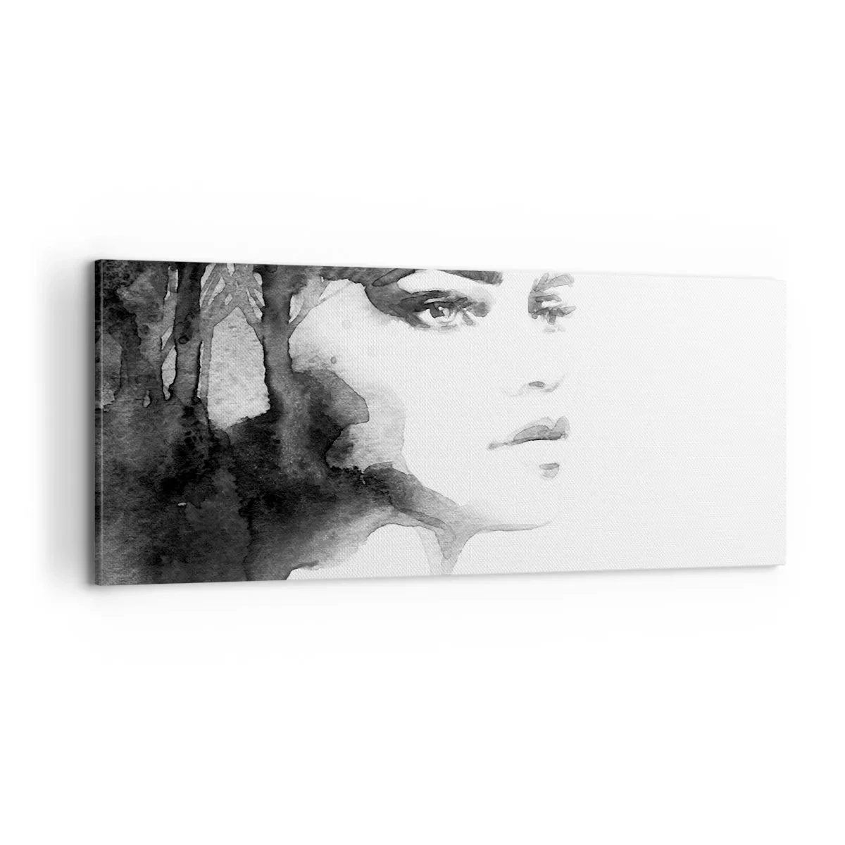 Impression sur toile - Image sur toile - Fait de mystère et de brouillard - 100x40 cm