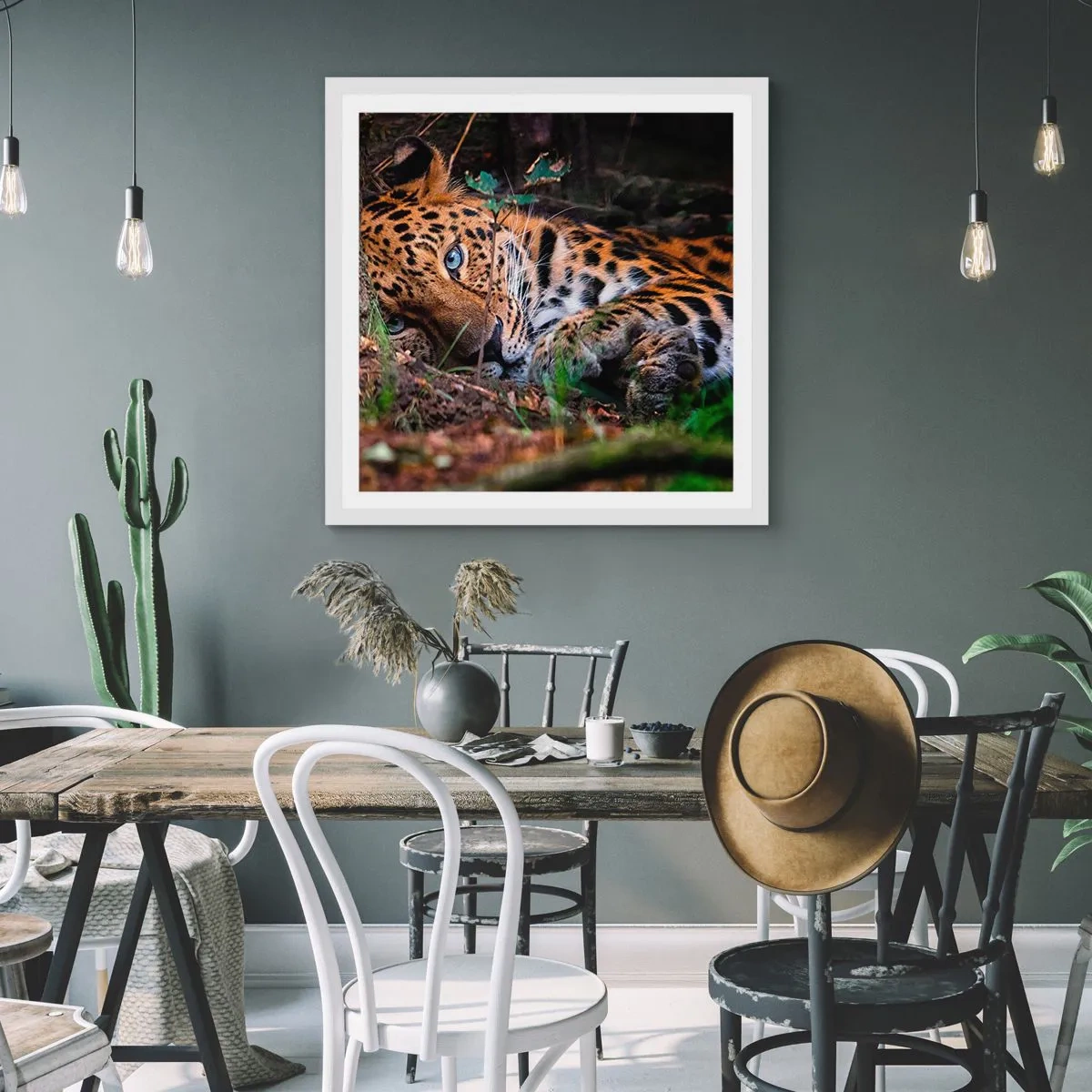 Affiche dans un cadre blanc - Poster - Fais-moi confiance - 50x50 cm