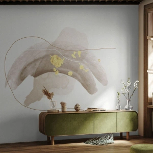 Papier Peint Photo Premium Canvas - rencontré dans l'espace - Abstraction, Morceau, Modèle moderne - 200x140 cm