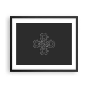 Affiche dans un cadre noir - Poster - Dans l'âme celtique - 50x40 cm