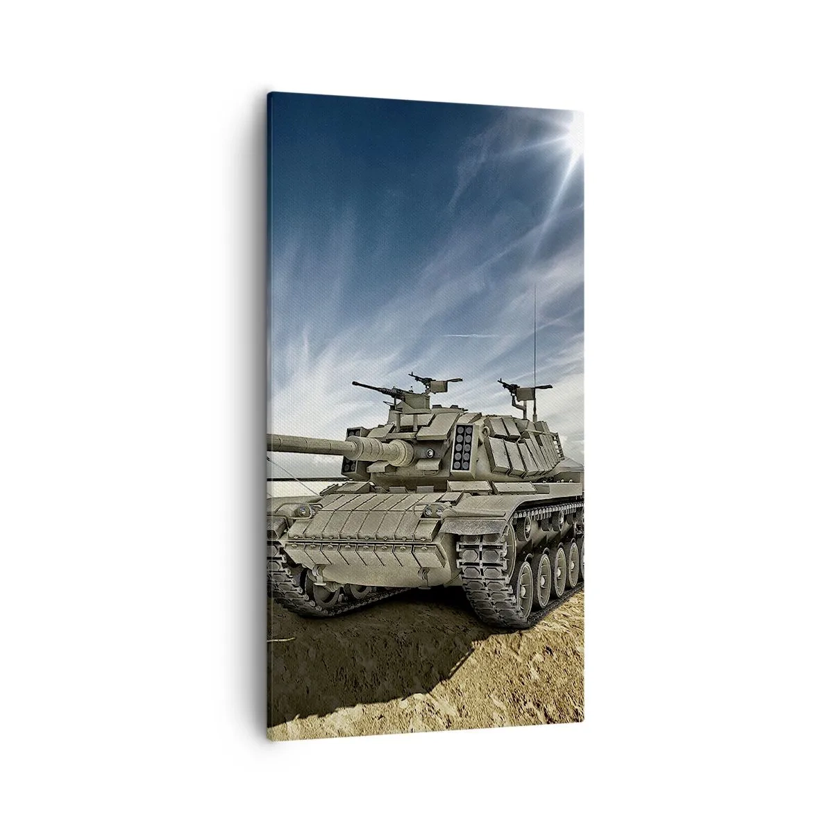 Impression sur toile - Image sur toile - Un rêve militaire - 55x100 cm