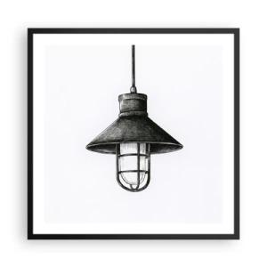 Affiche dans un cadre noir - Poster - Comme il y a des années… - 60x60 cm