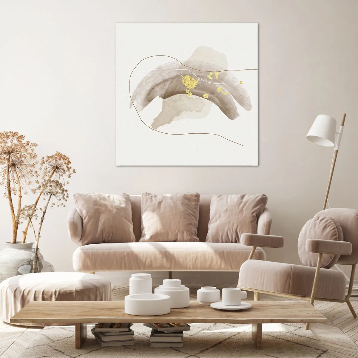 Impression sur toile - Image sur toile - rencontré dans l'espace - 30x30 cm