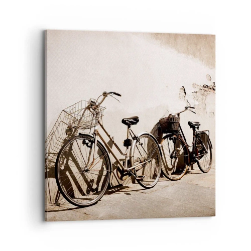 Impression sur toile - Image sur toile - Le charme inoubliable du passé - 70x70 cm