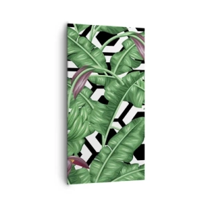 Impression sur toile - Image sur toile - Une composition symétrique par nature - 65x120 cm