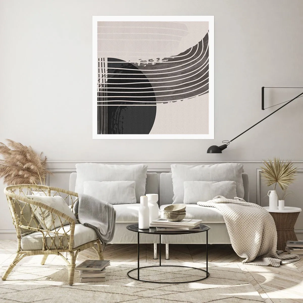 Affiche - Poster - Aller et retour - 40x40 cm