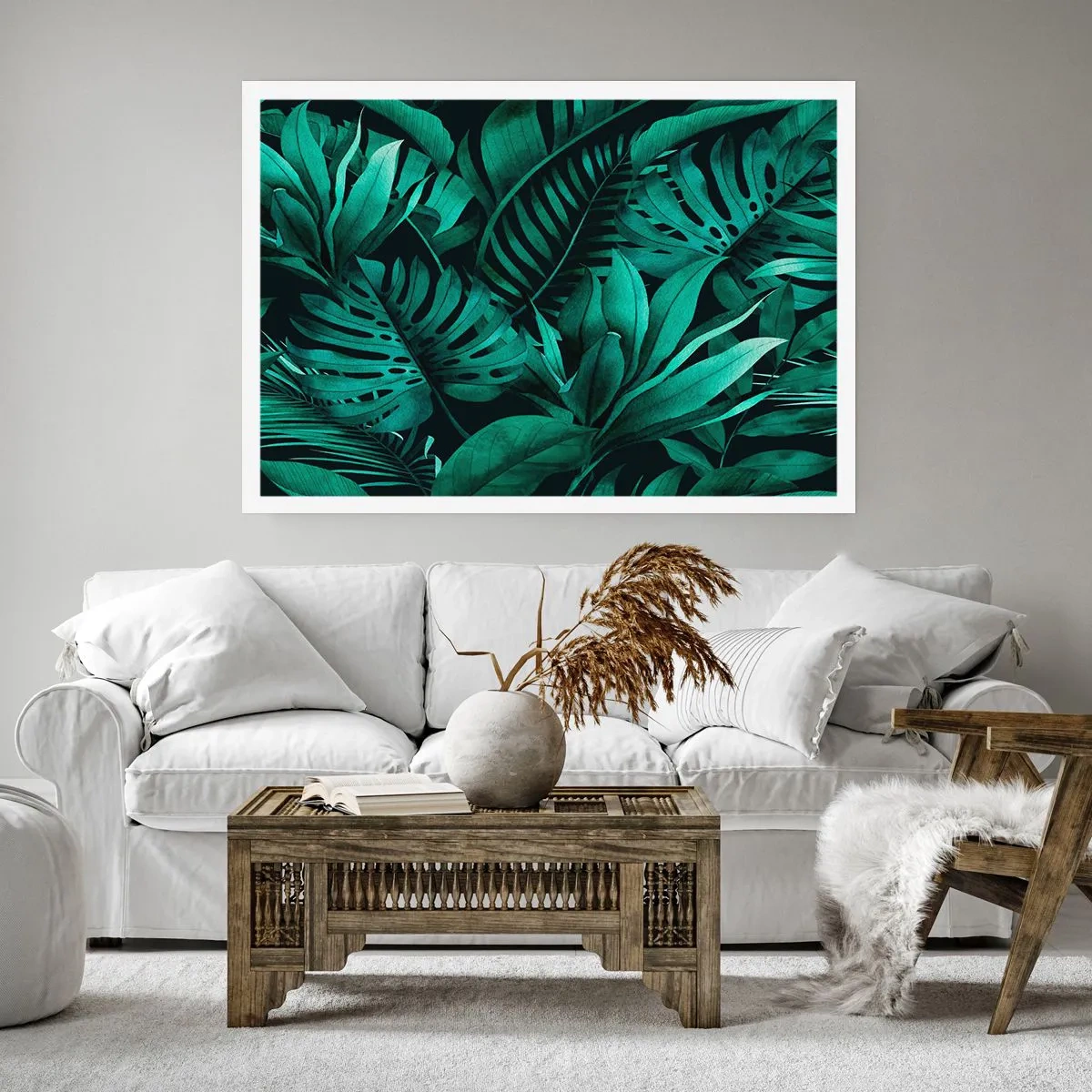 Affiche - Poster - Profondeur du vert tropical - 70x50 cm