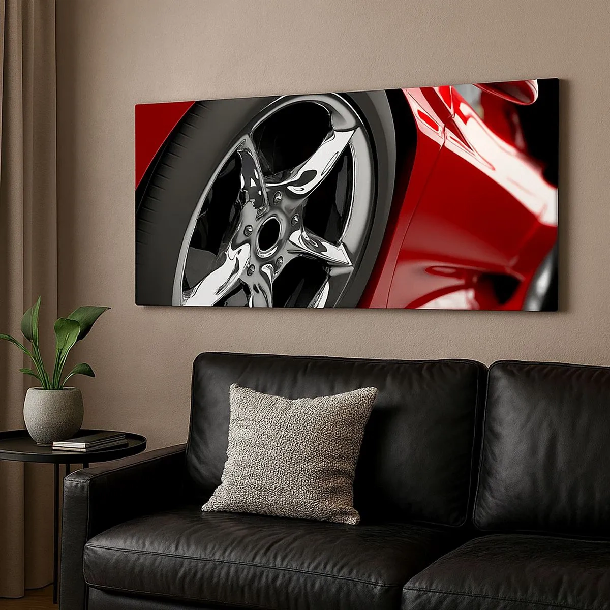 Impression sur toile - Image sur toile - Conçu pour la vitesse - 100x40 cm