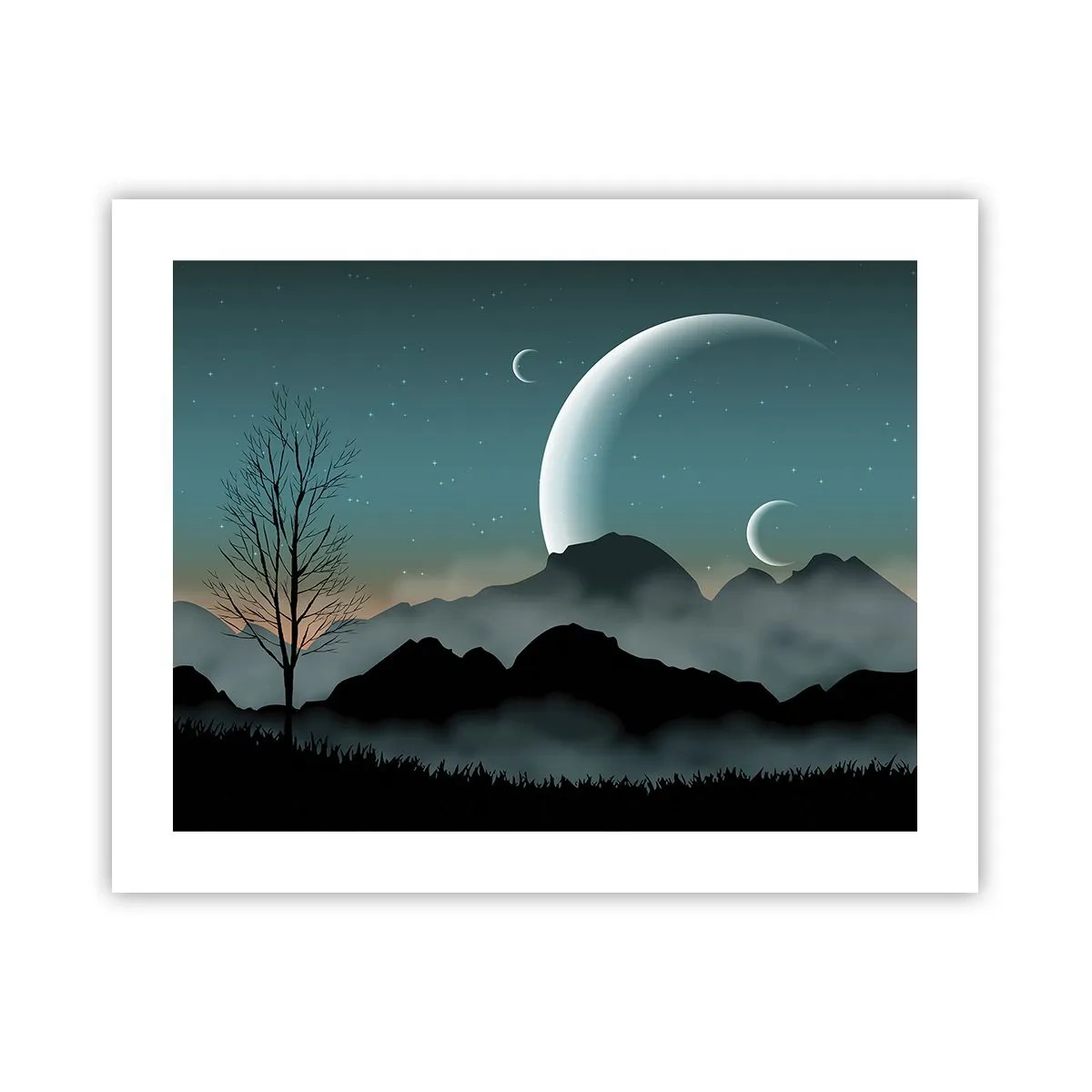 Affiche - Poster - Carnaval de la nuit étoilée - 50x40 cm