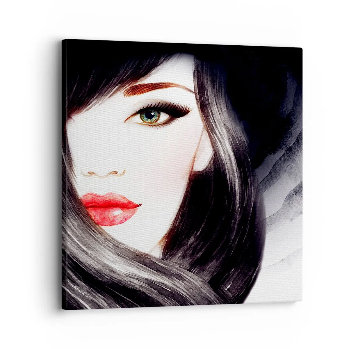 Impression sur toile - Image sur toile - Aspect saphir - 30x30 cm