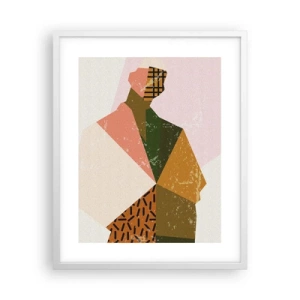 Affiche dans un cadre blanc - Poster - L’homme – un être complexe - 40x50 cm