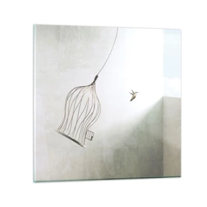 Impression sur verre - Image sur verre - Dans son élément - 70x70 cm