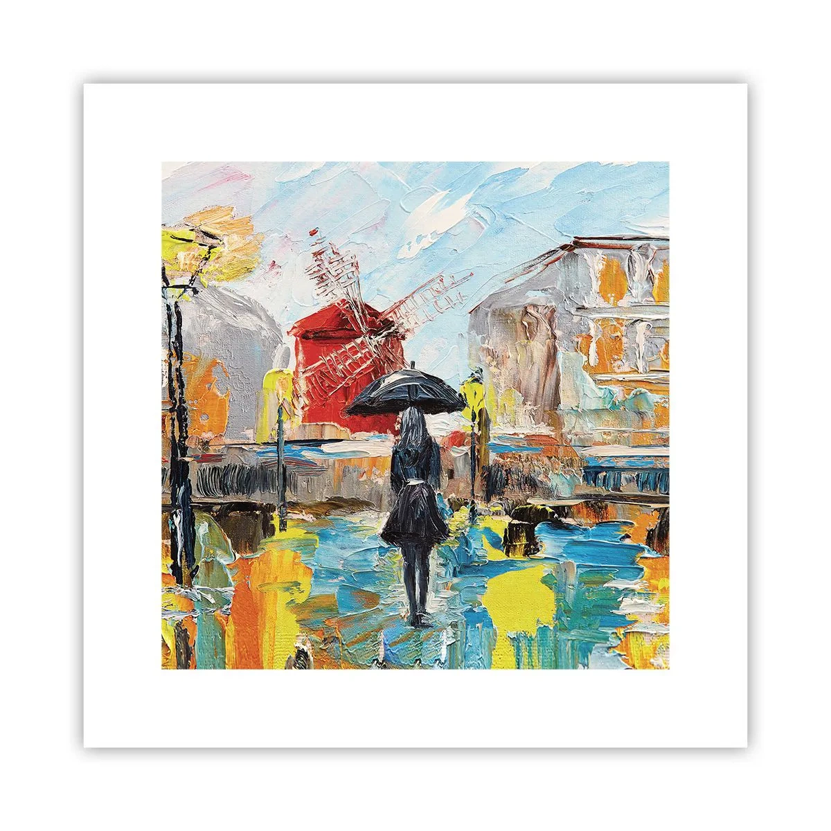 Affiche - Poster - Légende parisienne - 30x30 cm