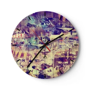 Horloge murale - Pendule murale - Et c'est tout ce qu'il y a à faire - 40x40 cm
