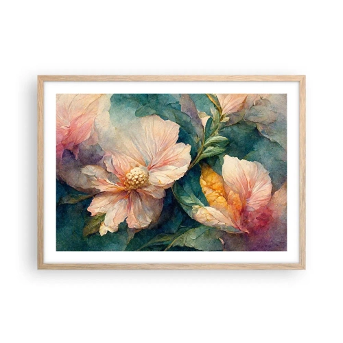 Affiche dans un chêne clair - Poster - Uniquement de la subtilité - 70x50 cm