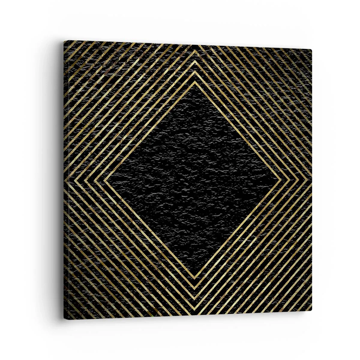 Impression sur toile - Image sur toile - Géométrie dans un style glamour - 30x30 cm