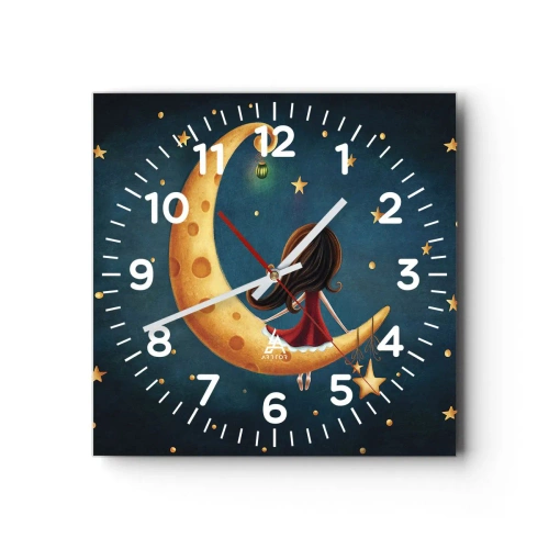 Horloge murale - Pendule murale - Il était une fois... - 40x40 cm