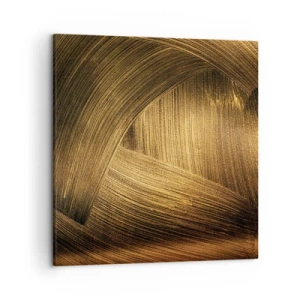 Impression sur toile - Image sur toile - Dans un labyrinthe en or - 50x50 cm