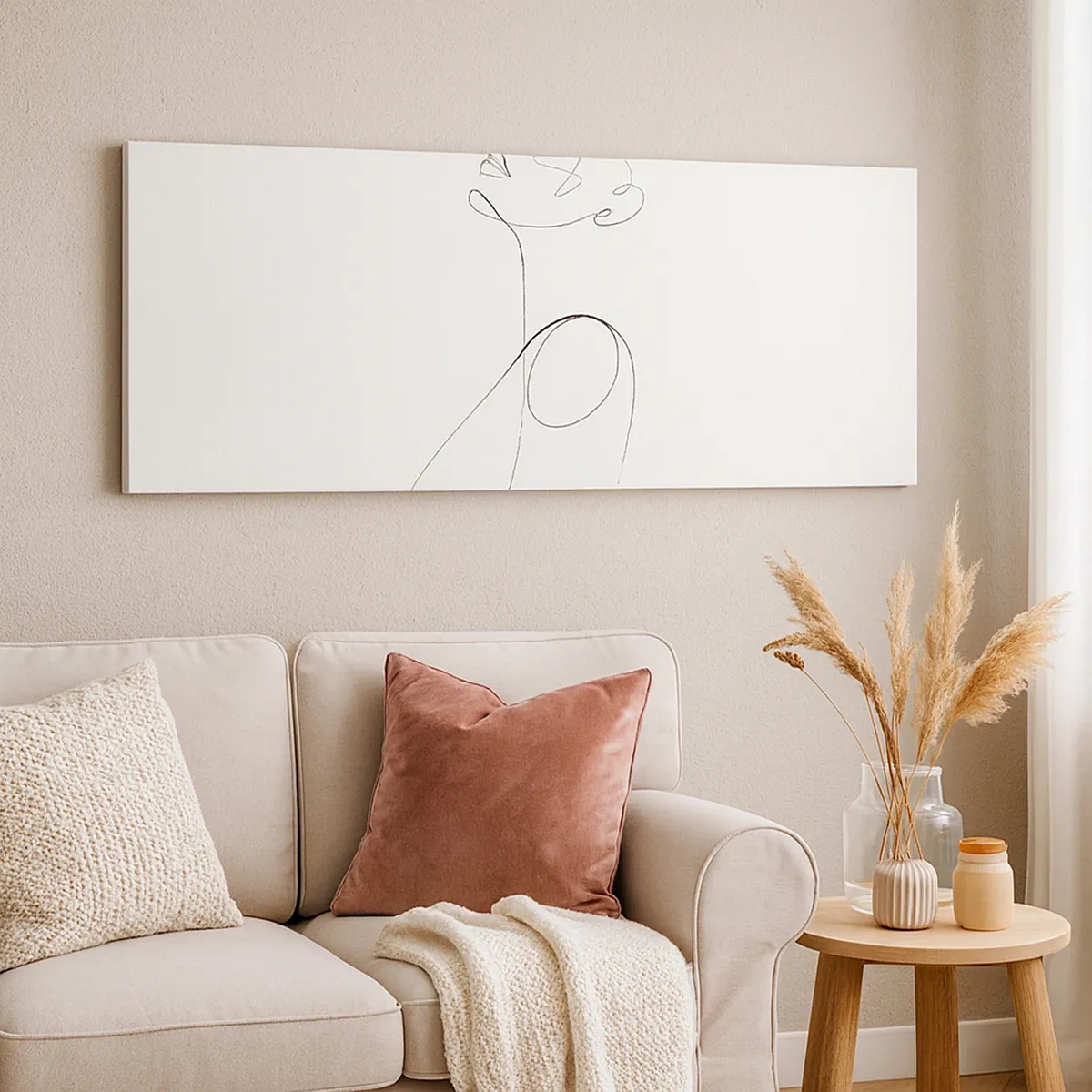 Impression sur toile - Image sur toile - En boucle dans les rêves - 30x30 cm