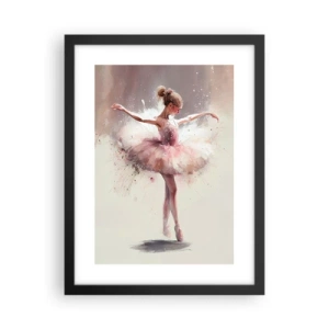 Affiche dans un cadre noir - Poster - Comme un jeune oiseau - 30x40 cm