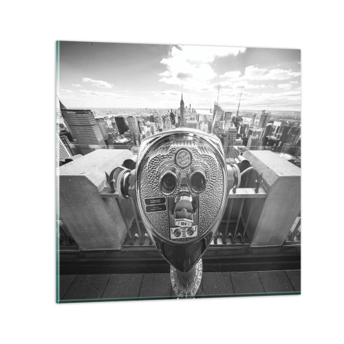 Impression sur verre - Image sur verre - Ville sur les villes - 60x60 cm