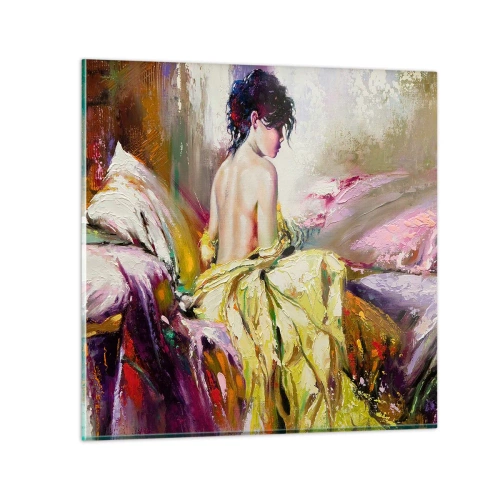 Impression sur verre - Image sur verre - Entre les lèvres et le bord de la tasse - 30x30 cm