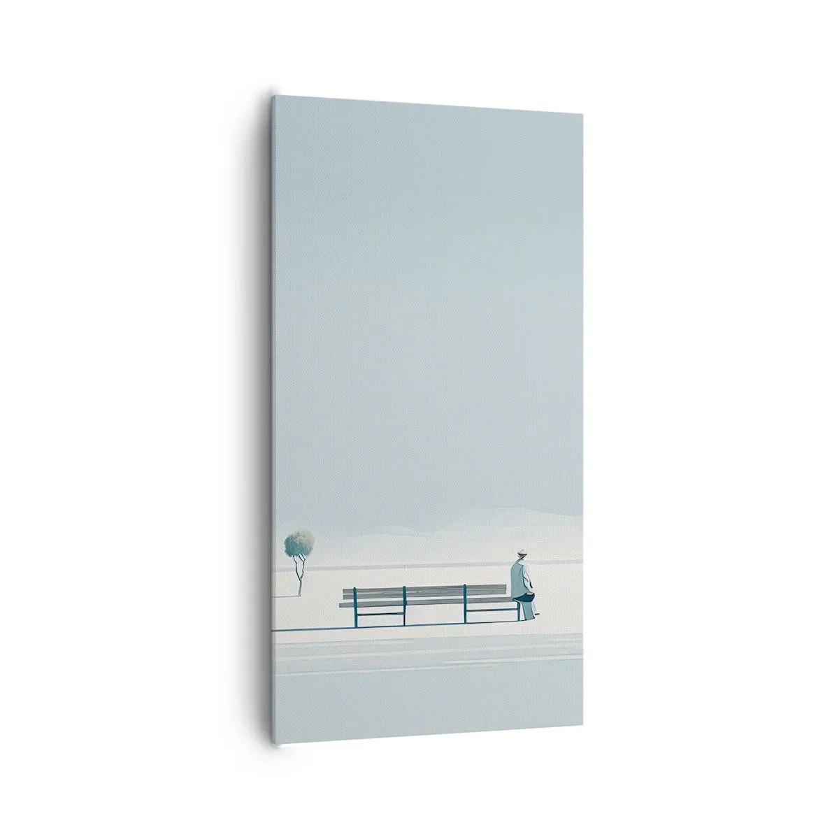 Impression sur toile - Image sur toile - Oui, j'attends. - 65x120 cm