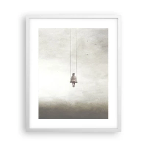 Affiche dans un cadre blanc - Poster - Enfant en nous - 40x50 cm