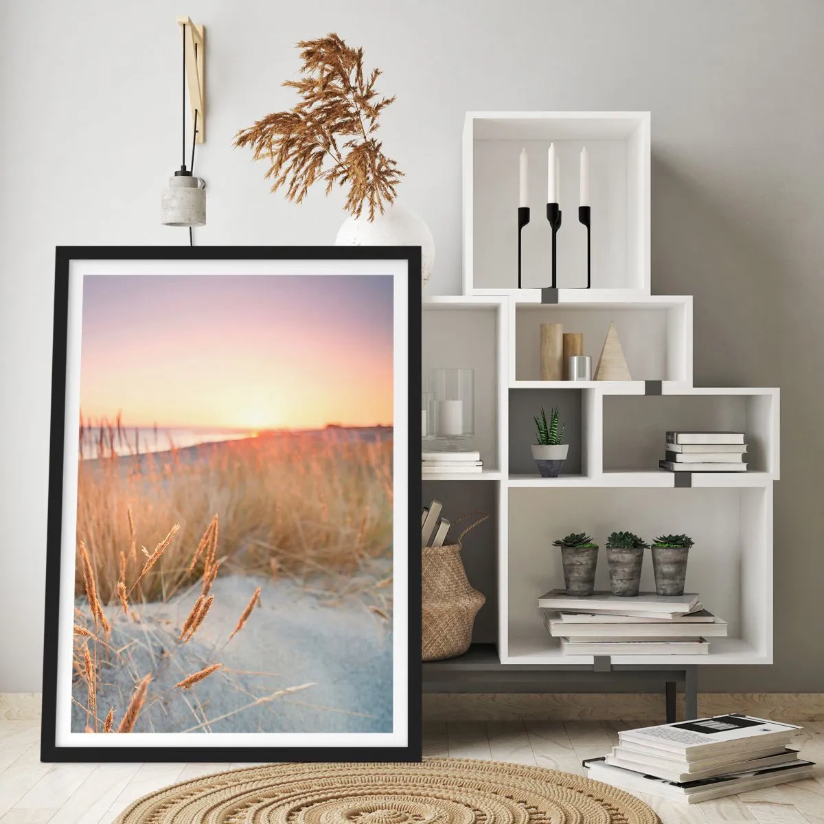 Affiche dans un cadre noir - Poster - Berceuse baltique - 30x40 cm