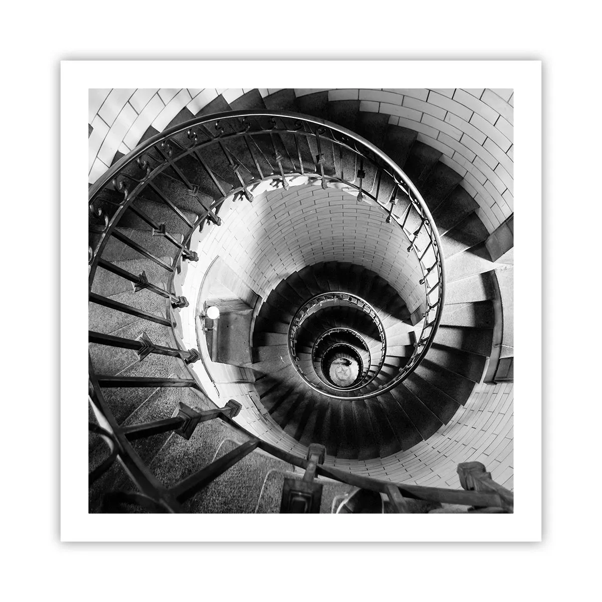 Affiche - Poster - De plus en plus haut - 60x60 cm