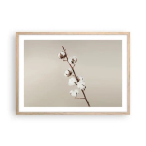 Affiche dans un chêne clair - Poster - A la source de la douceur - 70x50 cm