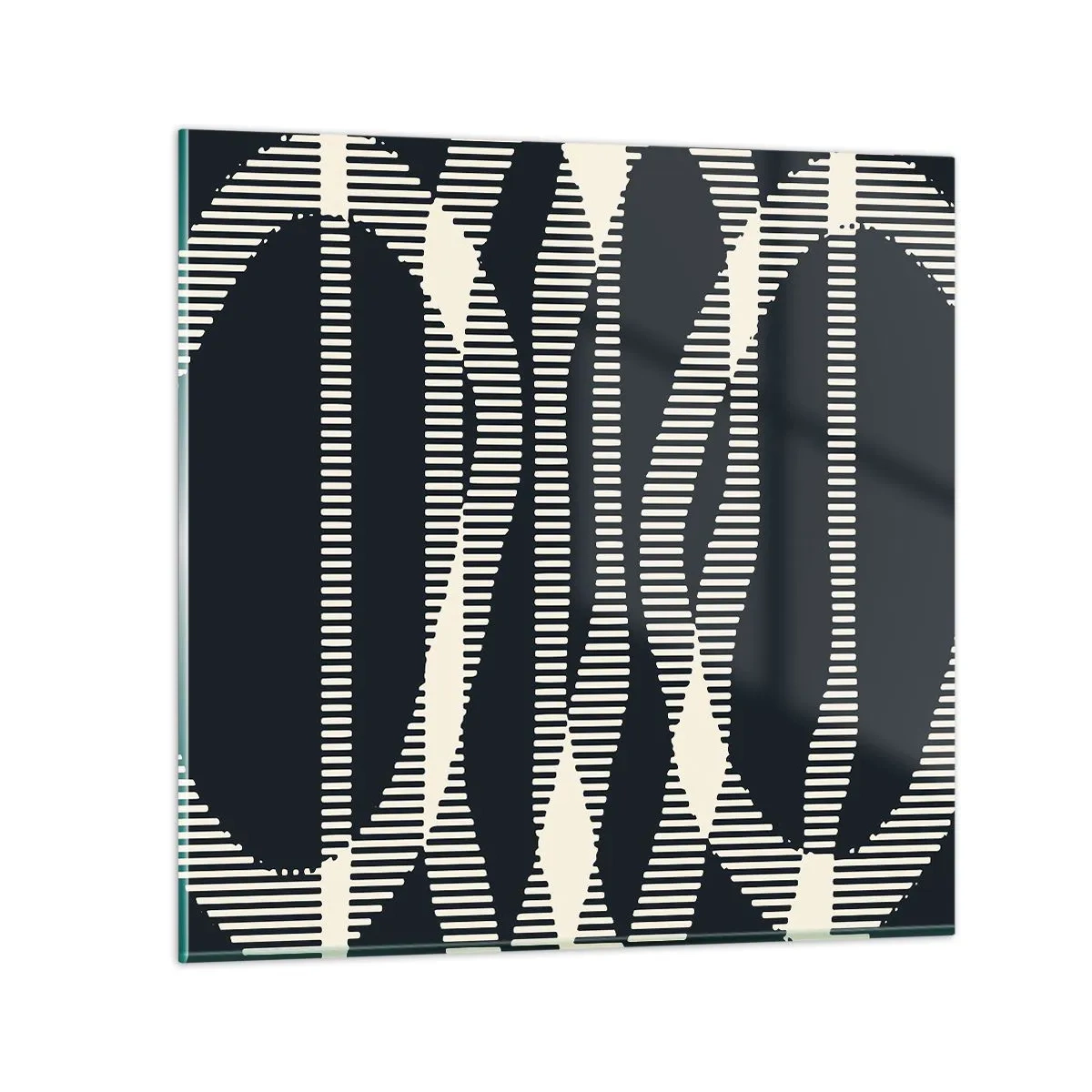 Impression sur verre - Image sur verre - Une tentative de briser l'obscurité - 60x60 cm