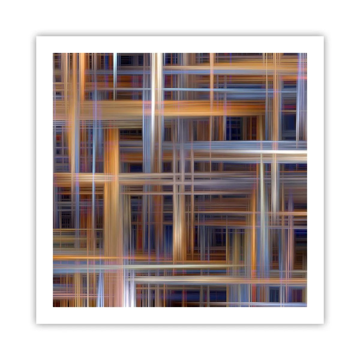 Affiche - Poster - Tissé de lumière - 60x60 cm