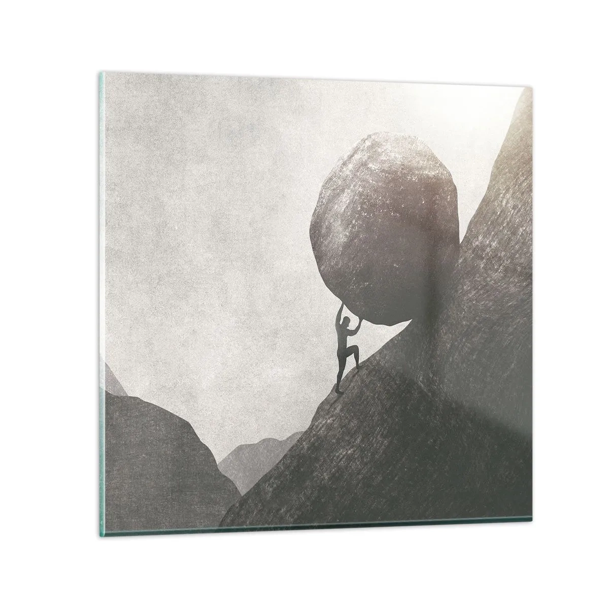 Impression sur verre - Image sur verre - Je crois contre tout espoir - 40x40 cm